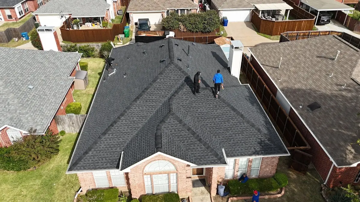 Commercial Roofing work in progress on a Glendale property